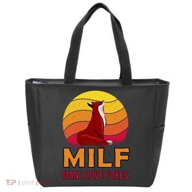Man I Love Foxes MILF Tote Bag