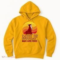 Man I Love Foxes MILF Hoodie thumb 0