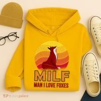 Man I Love Foxes MILF Hoodie thumb 4