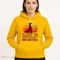 Man I Love Foxes MILF Hoodie thumb 5