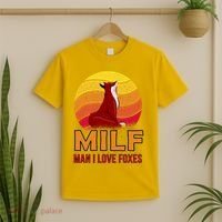 Man I Love Foxes MILF T-Shirt thumb 2