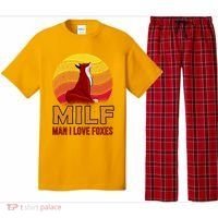 Man I Love Foxes MILF Pajama Set thumb 0