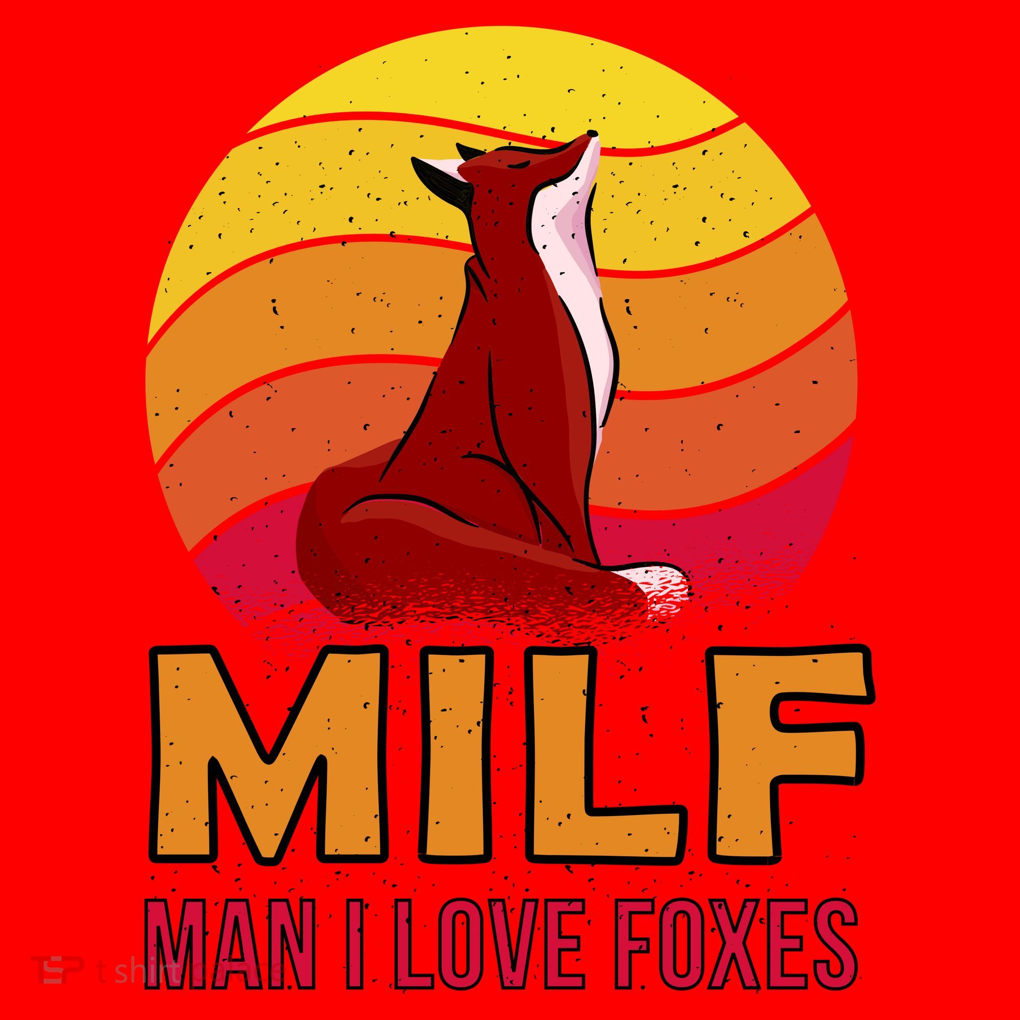 Man I Love Foxes MILF Santa Hat
