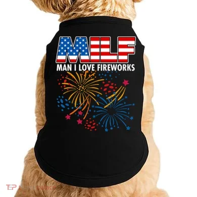 MILF Man I Love Firework Doggie Tank