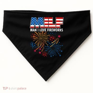 MILF Man I Love Firework USA-Made Doggie Bandana