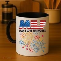 MILF Man I Love Firework Coffee Mug thumb 4