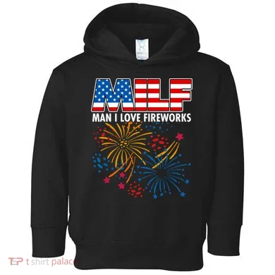 MILF Man I Love Firework Toddler Hoodie