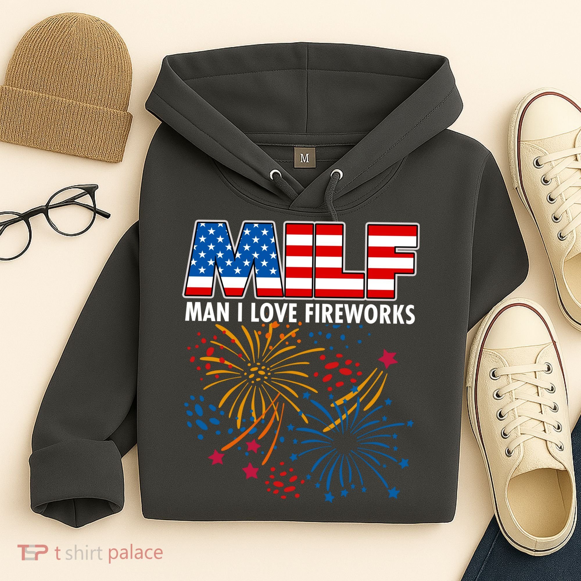 MILF Man I Love Firework Hoodie