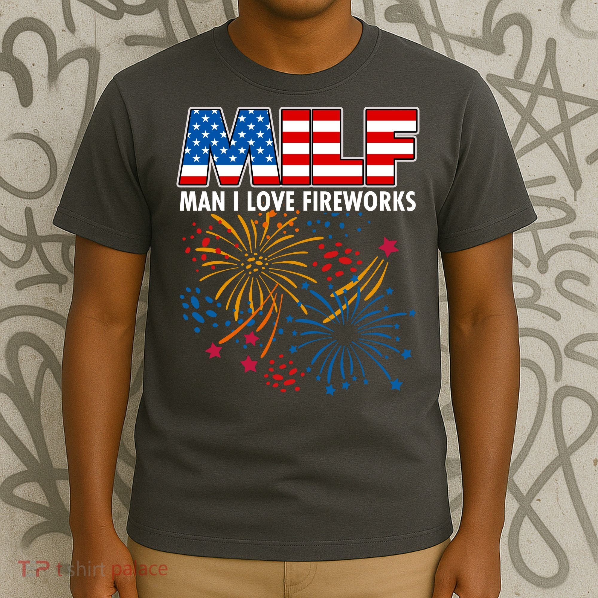 MILF Man I Love Firework T-Shirt