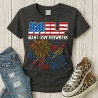 MILF Man I Love Firework Women's T-Shirt thumb 3
