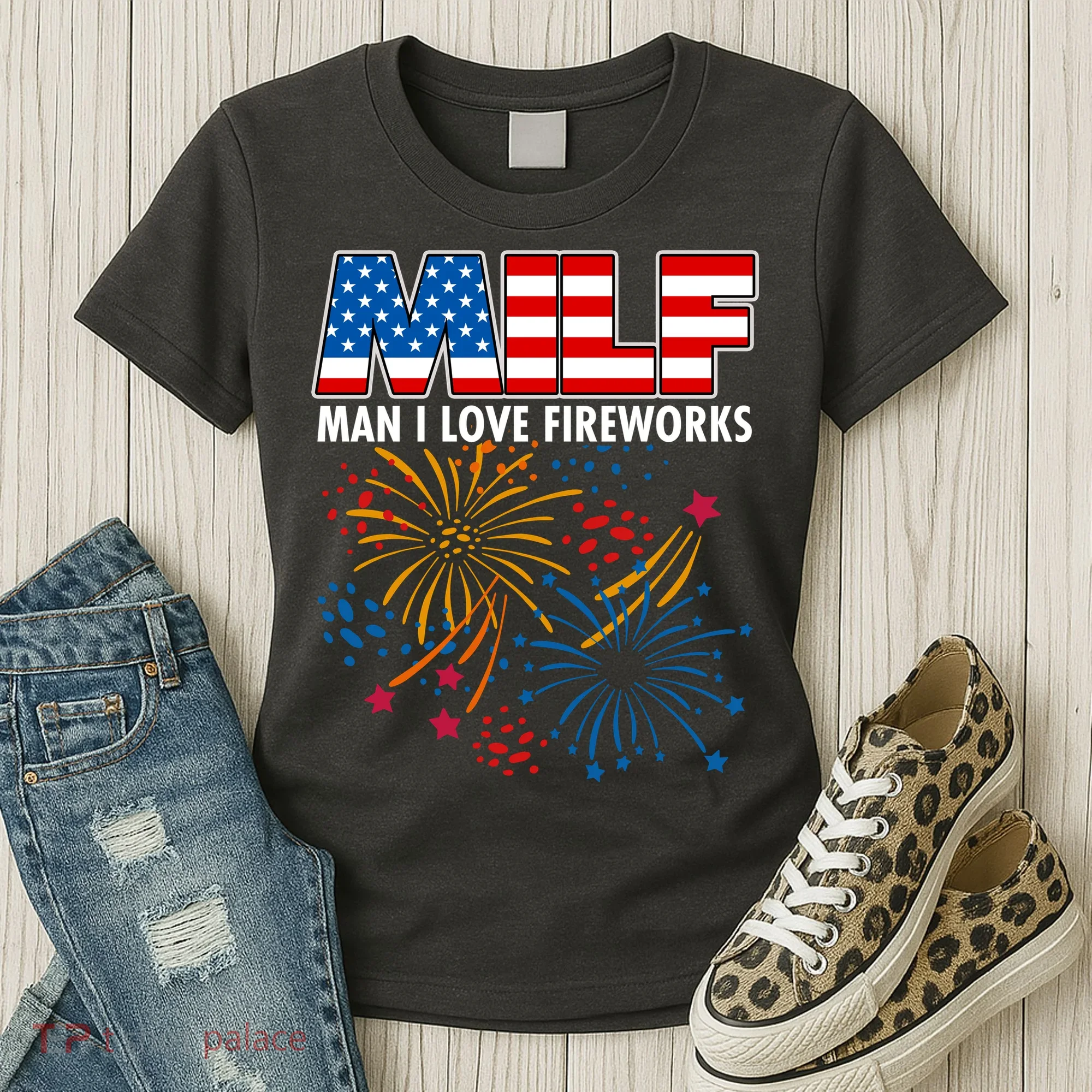 MILF Man I Love Firework Women's T-Shirt