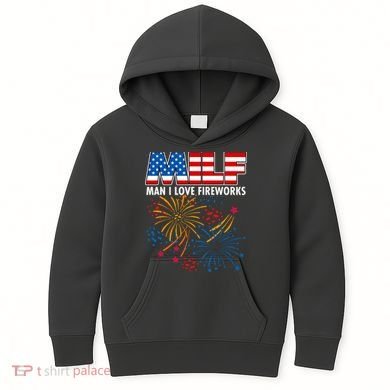 MILF Man I Love Firework Kids Hoodie