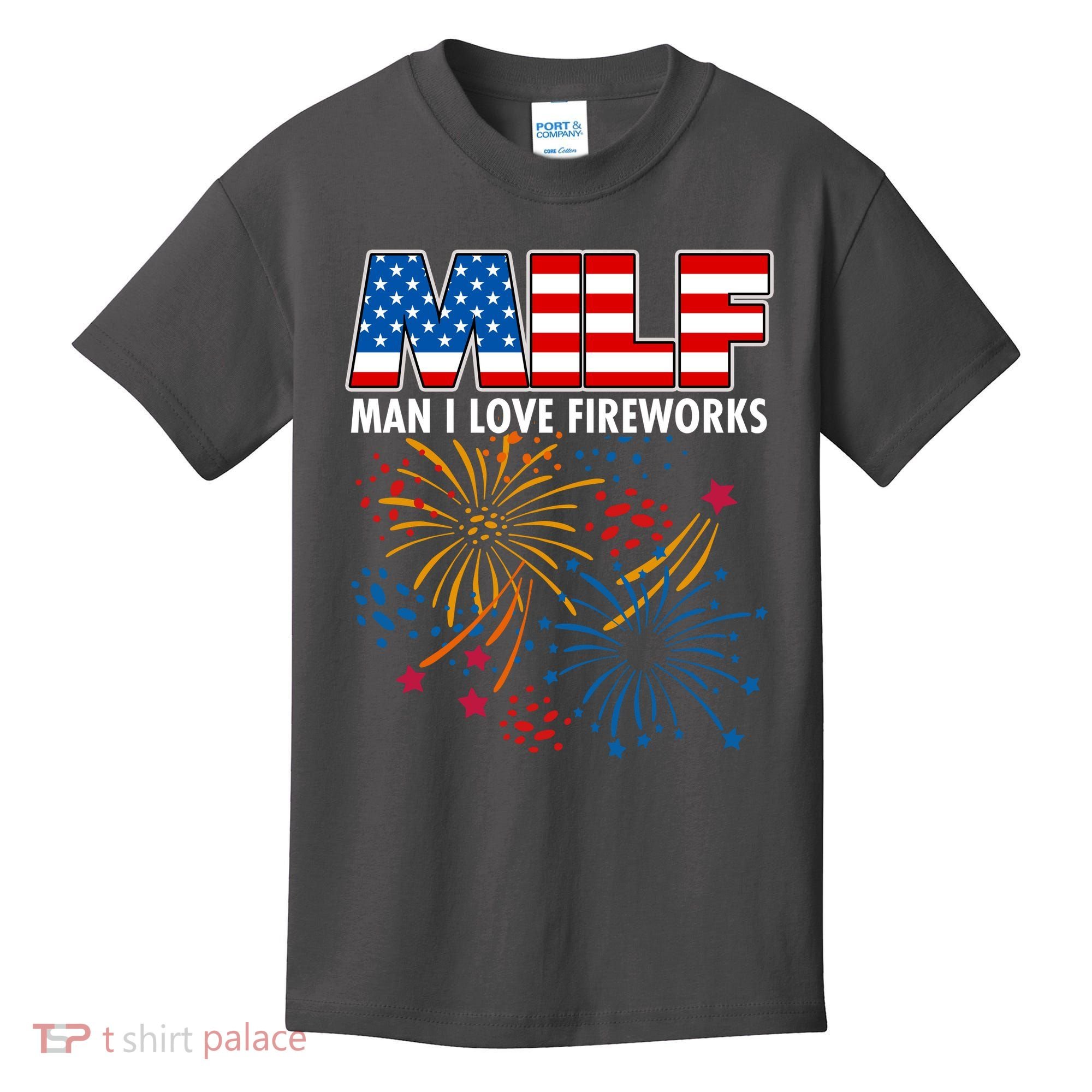 MILF Man I Love Firework Kids T-Shirt