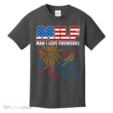 MILF Man I Love Firework Kids T-Shirt