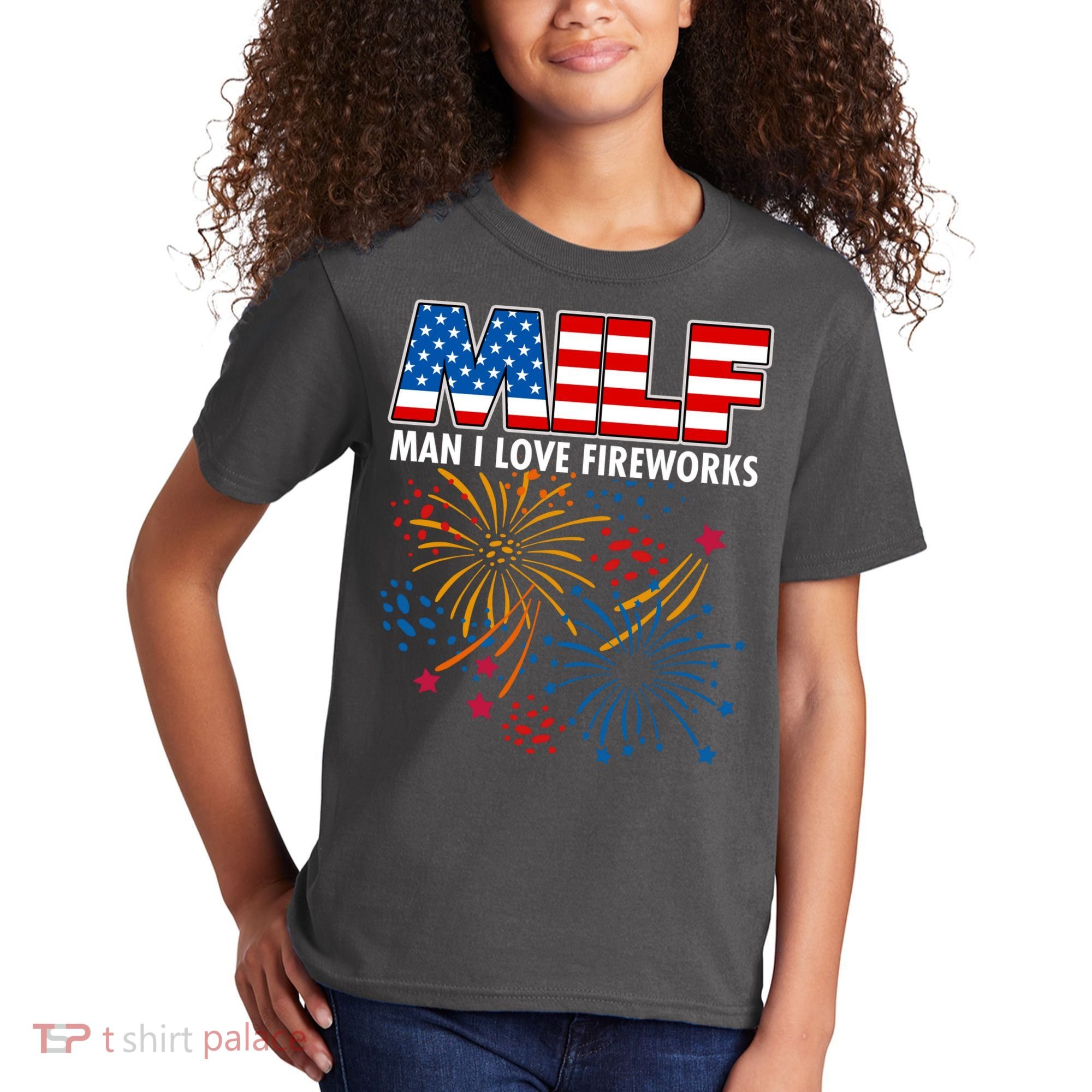 MILF Man I Love Firework Kids T-Shirt