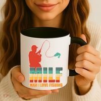 MILF Man I Love Fishing Coffee Mug thumb 3