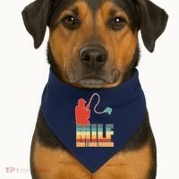 MILF Man I Love Fishing USA-Made Doggie Bandana thumb 1