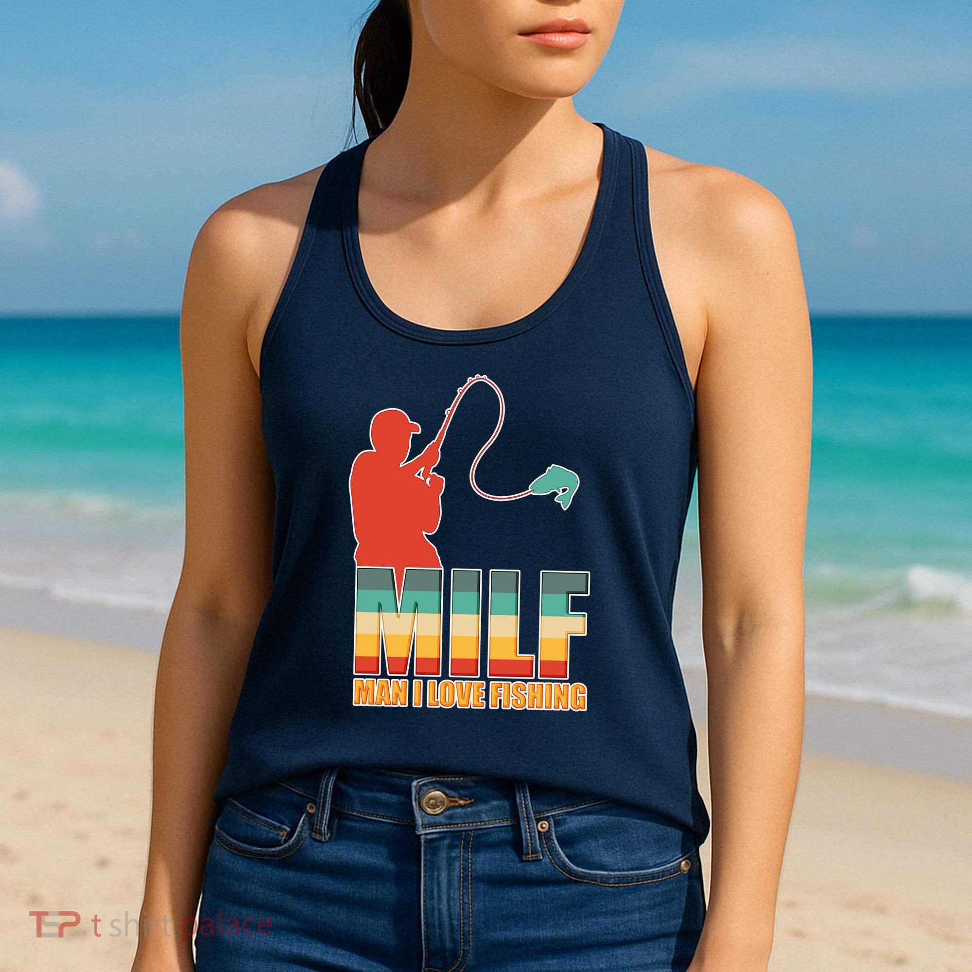 MILF Man I Love Fishing Women's Tank Top