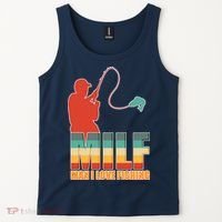MILF Man I Love Fishing Tank Top thumb 2