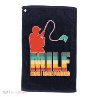 MILF Man I Love Fishing Golf Towel thumb 0