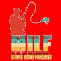 MILF Man I Love Fishing Santa Hat thumb 1