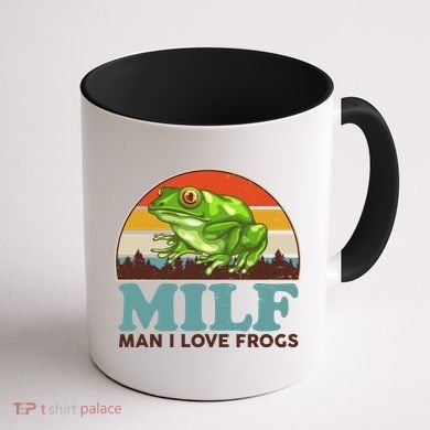 MILF Man I Love Frogs Coffee Mug back