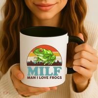 MILF Man I Love Frogs Coffee Mug thumb 3