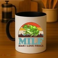 MILF Man I Love Frogs Coffee Mug thumb 4