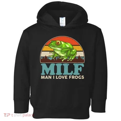 MILF Man I Love Frogs Toddler Hoodie