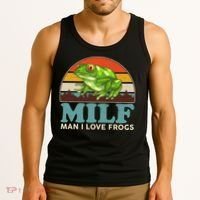 MILF Man I Love Frogs Tank Top thumb 3