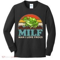 MILF Man I Love Frogs Kids Long Sleeve Shirt thumb 0