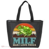 MILF Man I Love Frogs Tote Bag thumb 0