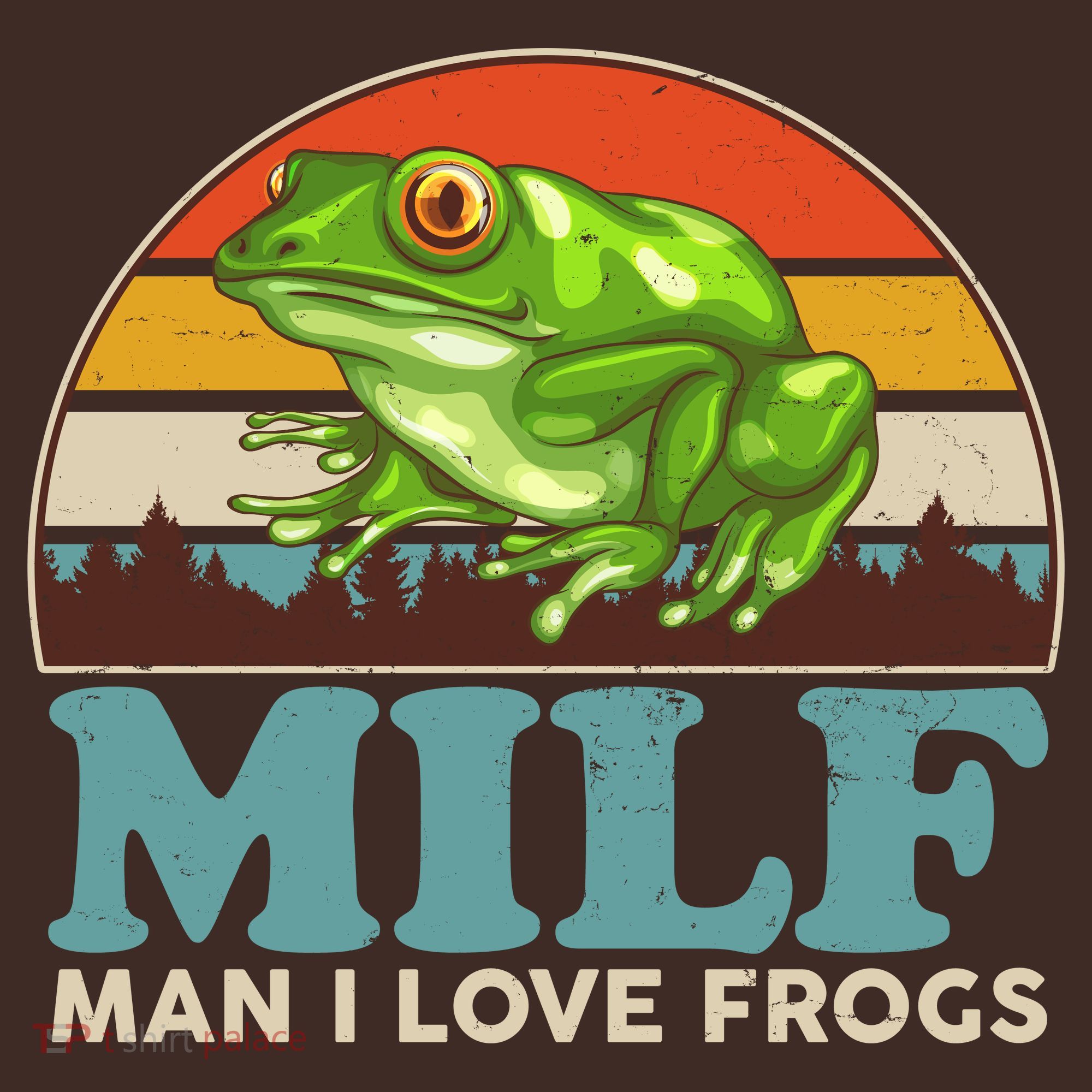 MILF Man I Love Frogs Kids Hoodie