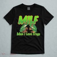 Milf Man I Love Frogs Funny T-Shirt thumb 5