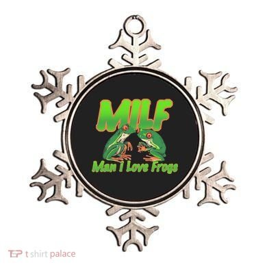 Milf Man I Love Frogs Funny Ornament