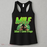 Milf Man I Love Frogs Funny Women's Tank Top thumb 3