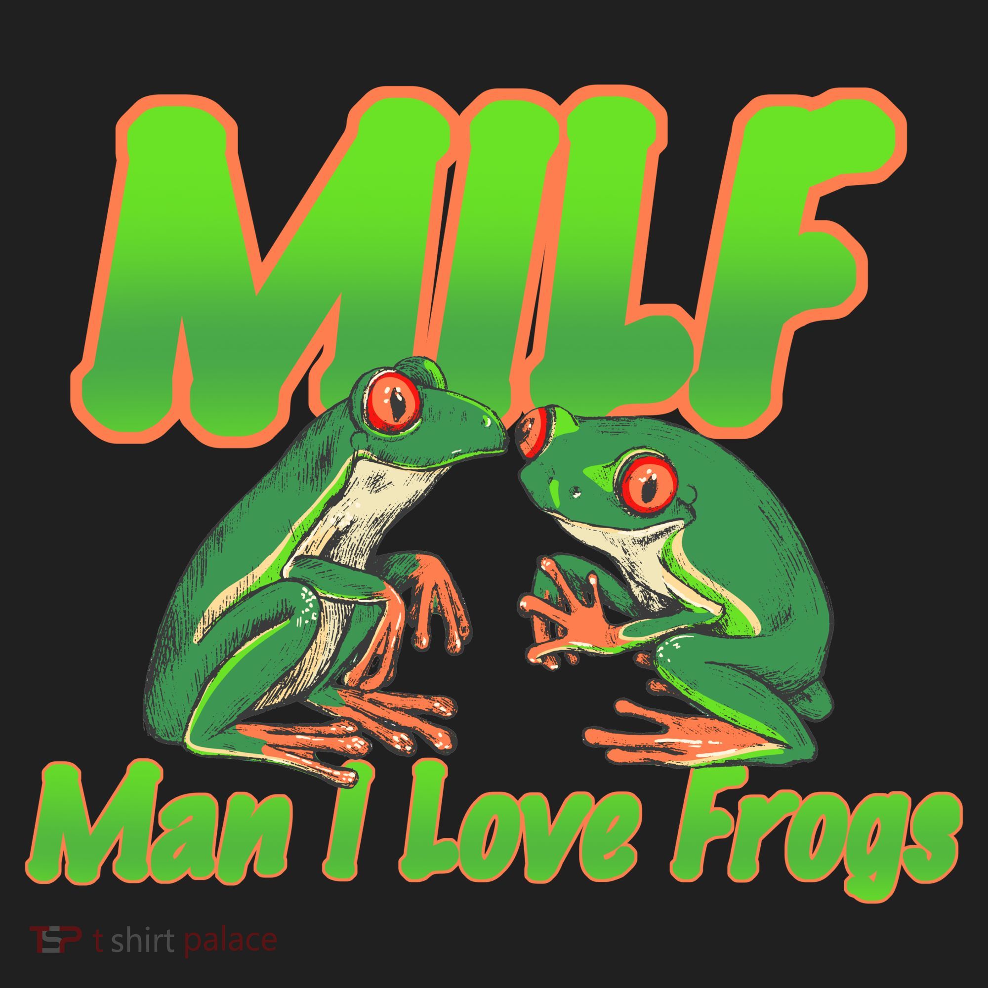 Milf Man I Love Frogs Funny Hat