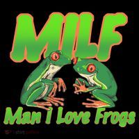 Milf Man I Love Frogs Funny Visor thumb 3