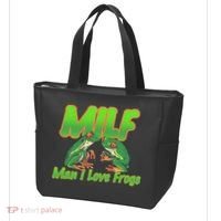 Milf Man I Love Frogs Funny Tote Bag thumb 3
