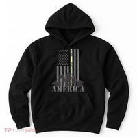 Military American Veteran Flag USA  Hoodie thumb 0
