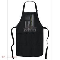 Military American Veteran Flag USA  Apron thumb 0