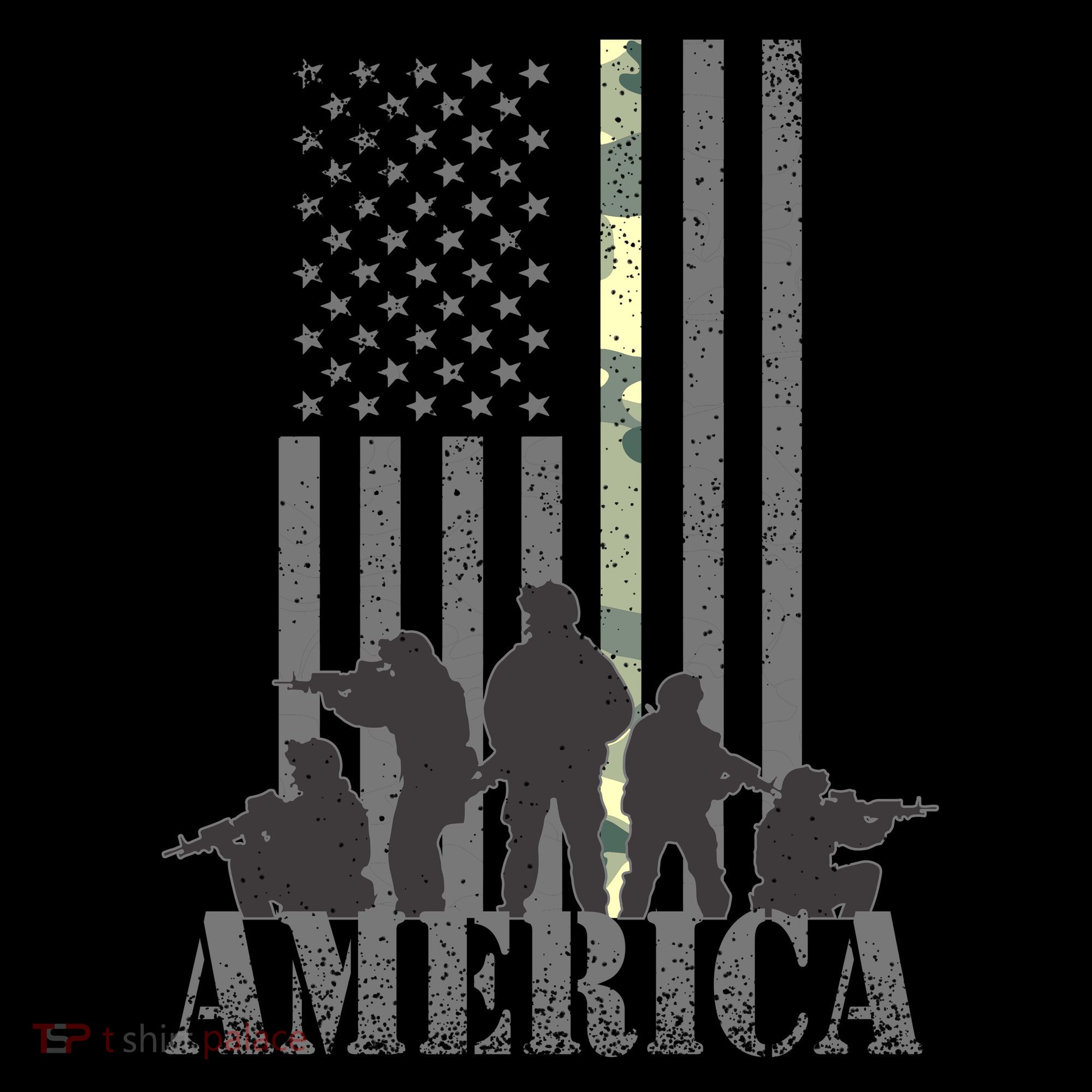 Military American Veteran Flag USA  Women's Hoodie