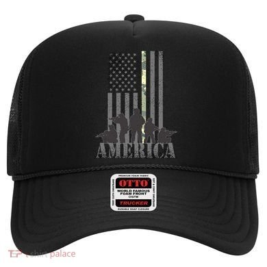 Military American Veteran Flag USA  Hat