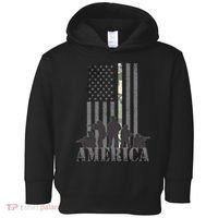 Military American Veteran Flag USA  Toddler Hoodie thumb 0