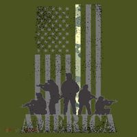 Military American Veteran Flag USA  T-Shirt thumb 7