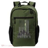 Military American Veteran Flag USA  Backpack thumb 0