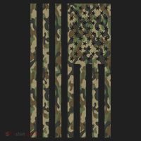 Military Camouflage USA American Flag Hat thumb 2