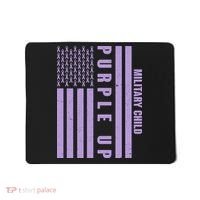 Military Child Purple UP US American Flag Mousepad thumb 0