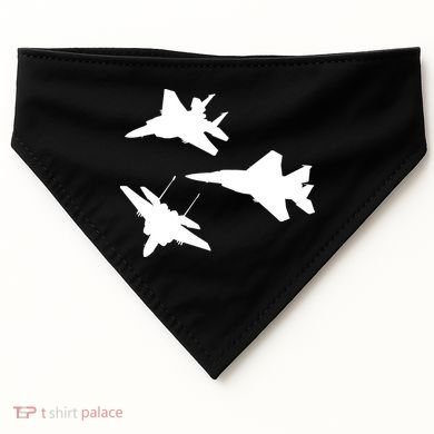 Military Fighter Jets USA-Made Doggie Bandana