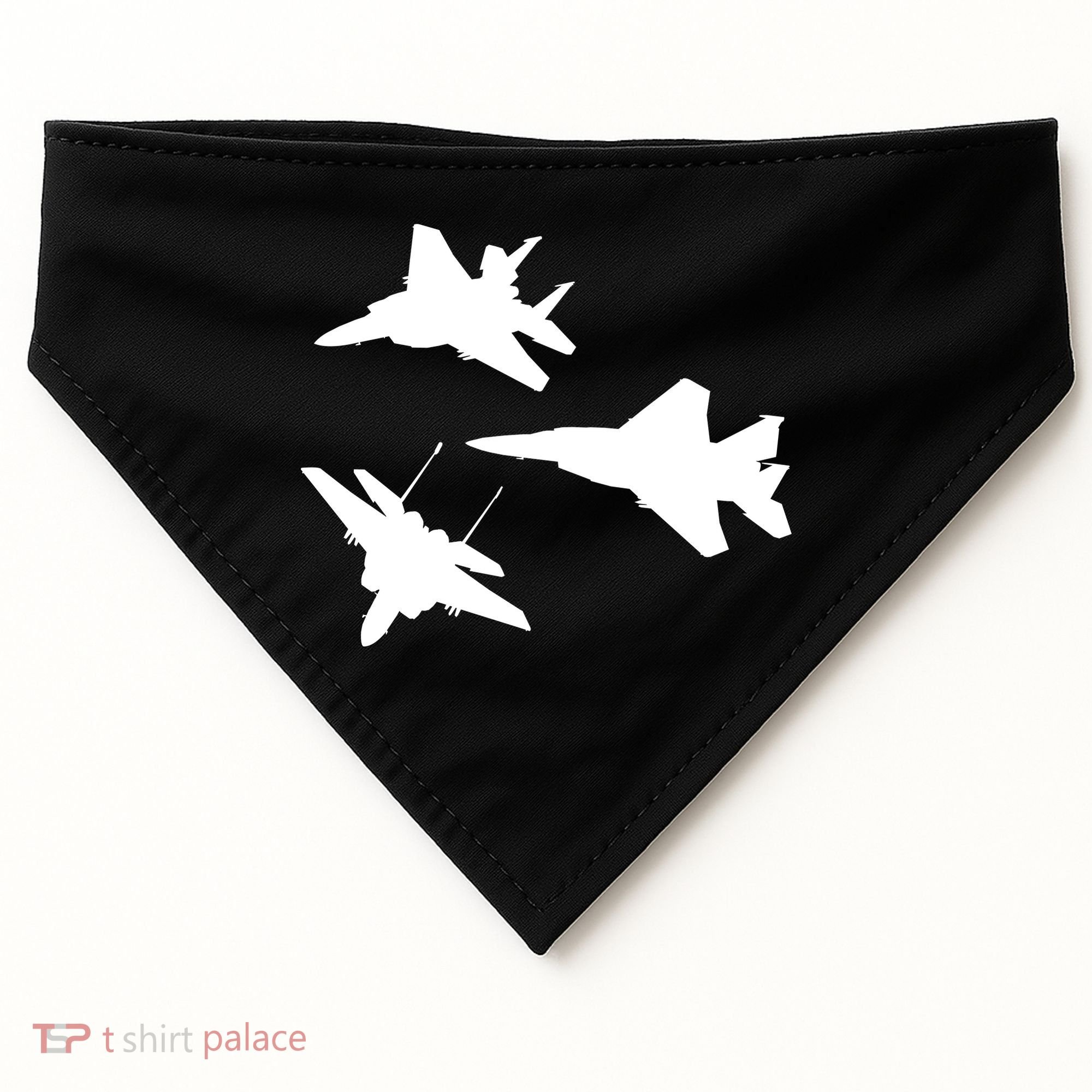 Military Fighter Jets USA-Made Doggie Bandana